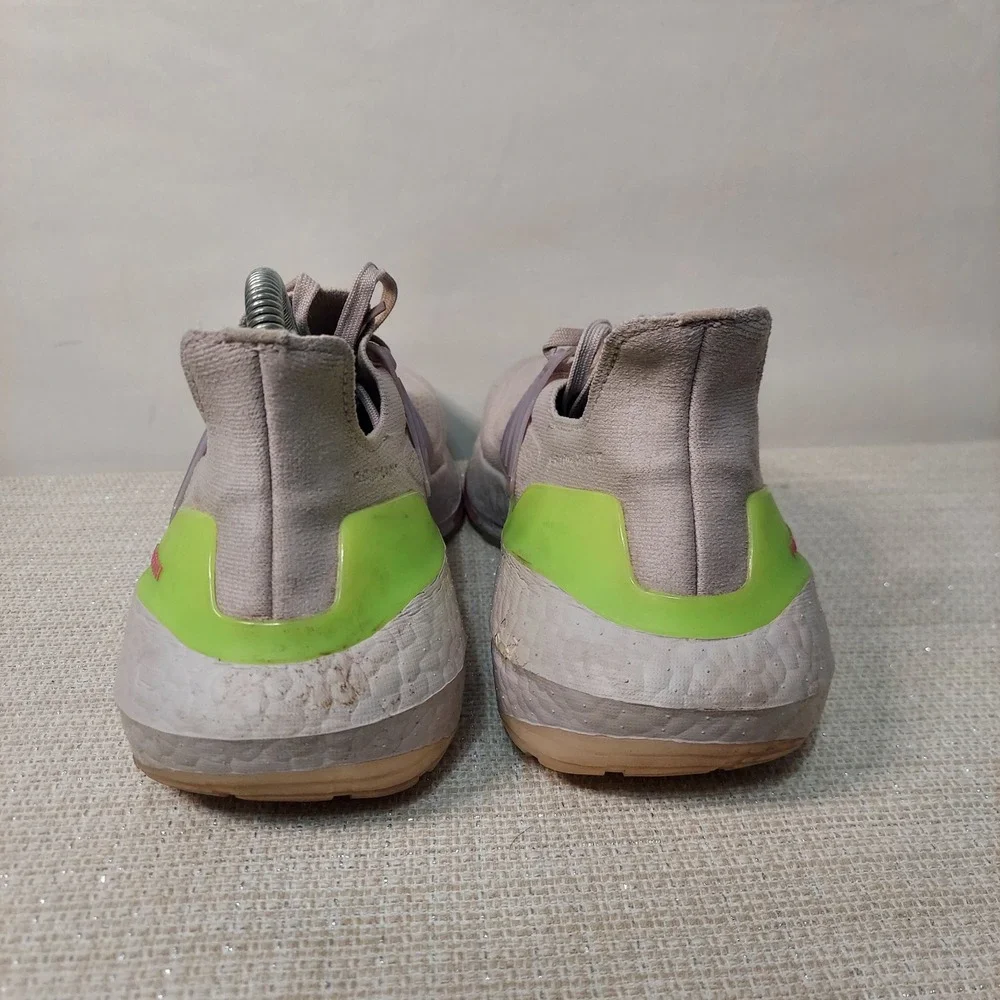 Adidas‎ Ultraboost 21 Ice Purple Lime Running Shoes S23843 Women 11/Men 10